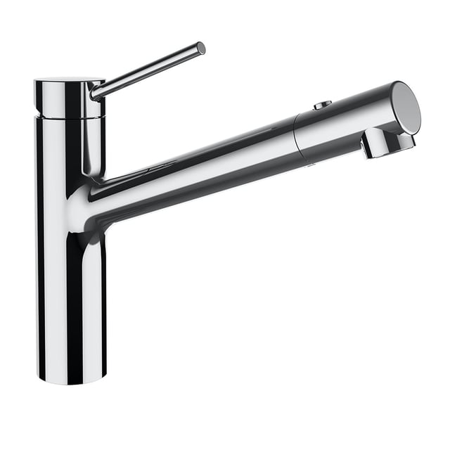 Kingston KB23 PL Badewannen- & Duscharmatur - 3 Porzellanhebel, Mit Duschkopf Und Wannenauslauf