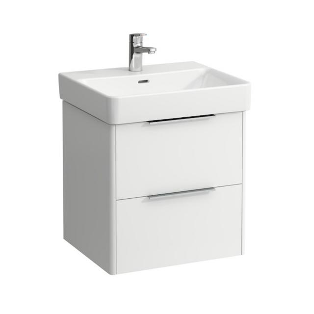 LAUFEN Base für Pro S Meuble sous-lavabo avec 2 tiroirs Façade blanc brillant/corps du meuble blanc brillant