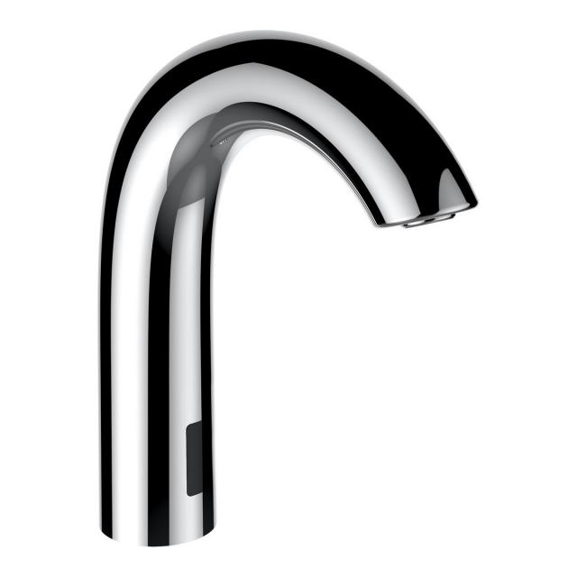 LAUFEN Curvetronic electronic basin fitting with preset temperature chrome, with battery