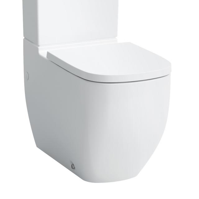 LAUFEN INO / Palomba floorstanding, close-coupled, washdown toilet, rimless white, with CleanCoat