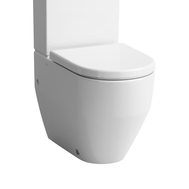 LAUFEN Pro floorstanding close-coupled washdown toilet, flush with the wall rimless, white, with CleanCoat