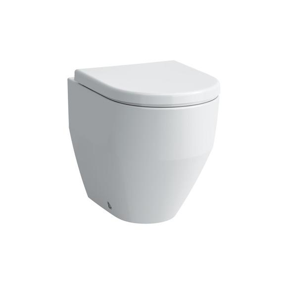 LAUFEN Pro floorstanding washdown toilet with flush rim, white, with CleanCoat