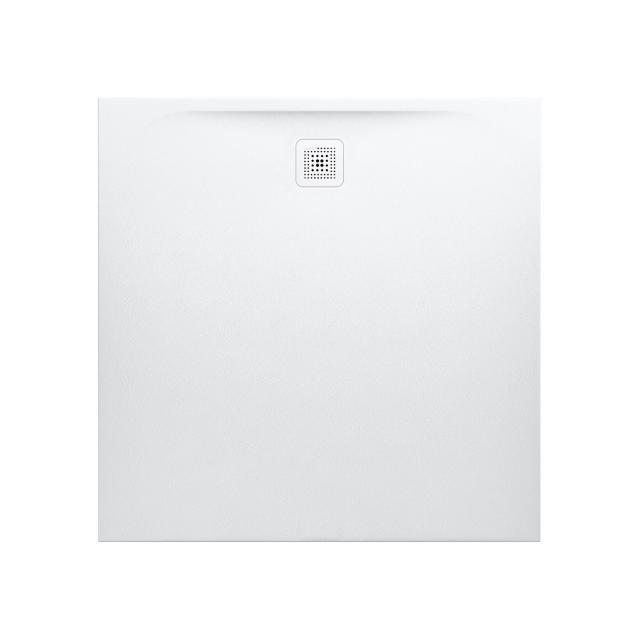LAUFEN Pro rectangular / square shower tray, drain on the short side matt white