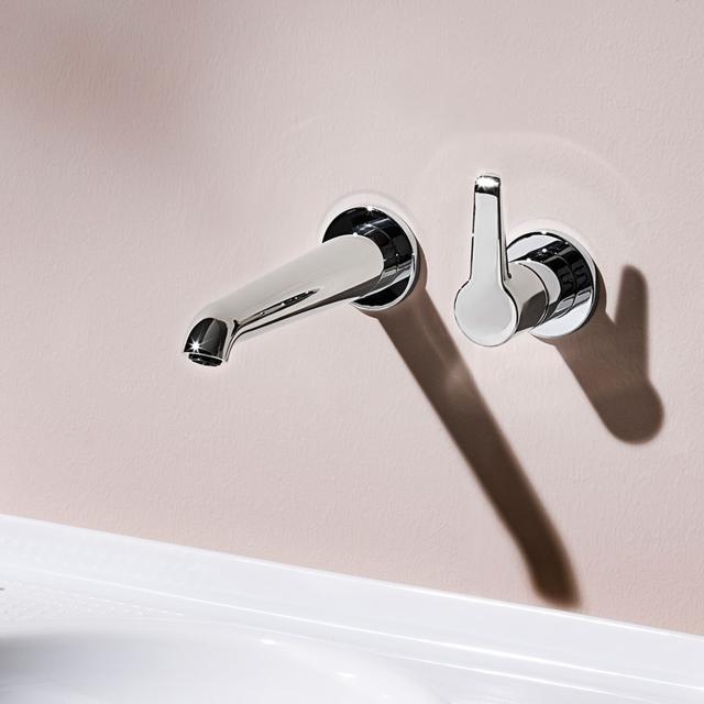 LAUFEN PURE wall-mounted two hole basin fitting
