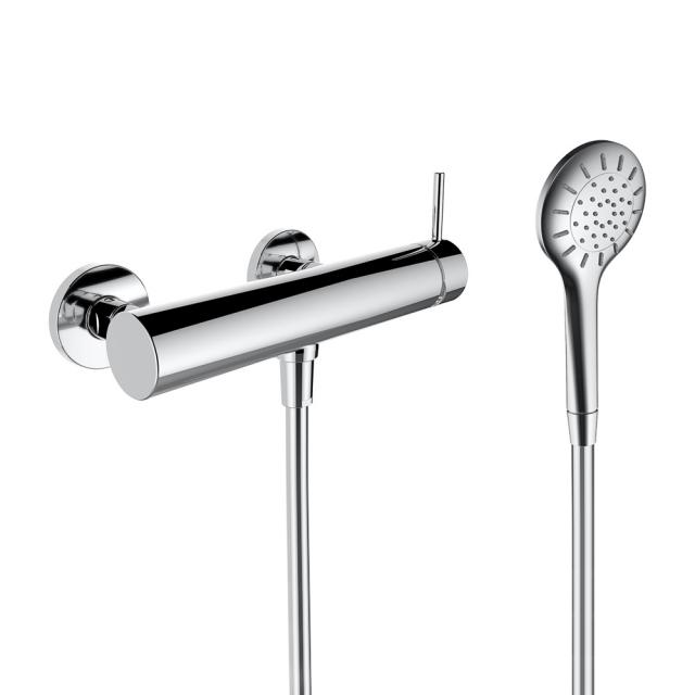 LAUFEN Twinplus exposed, single lever shower mixer, with hand shower set
