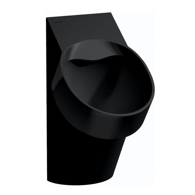 LAUFEN VAL urinal, rear supply black, with lid mounting