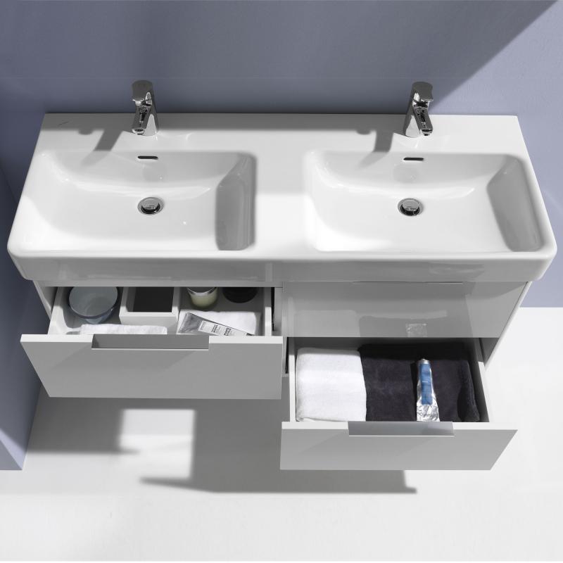 LAUFEN Base für Pro S Meuble sous-lavabo pour lavabo double avec 4 tiroirs, H4025141102611