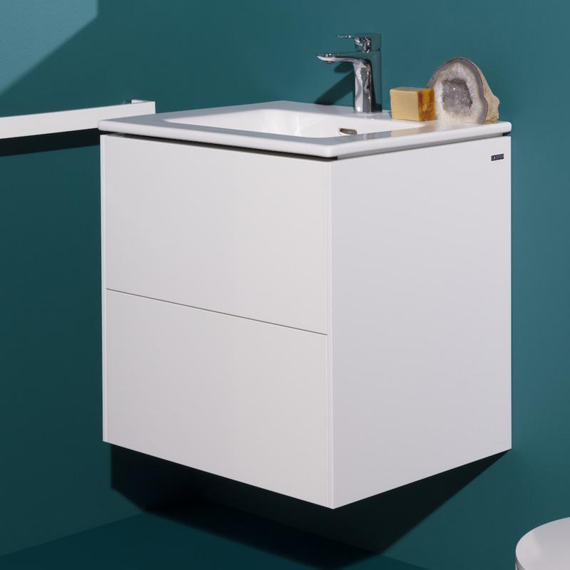LAUFEN Pro S Lavabo avec meuble sous-lavabo Base, 2 tiroirs, H8649602601041