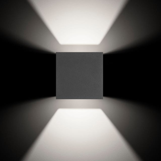 Molto Luce AROK lampada da parete, LED nero - 222-00093 | REUTER