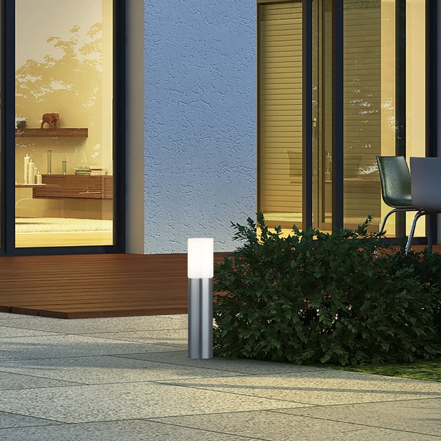 CMD Aqua Rain lampada da parete, LED acciaio inox spazzolato/satinato
