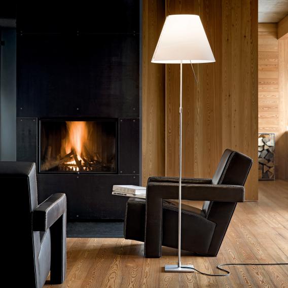 LUCEPLAN Costanza floor lamp complete with dimmer, diffusor and telescopic