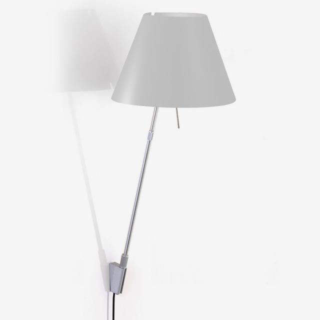 LUCEPLAN Costanza wall light with dimmer and telescopic support