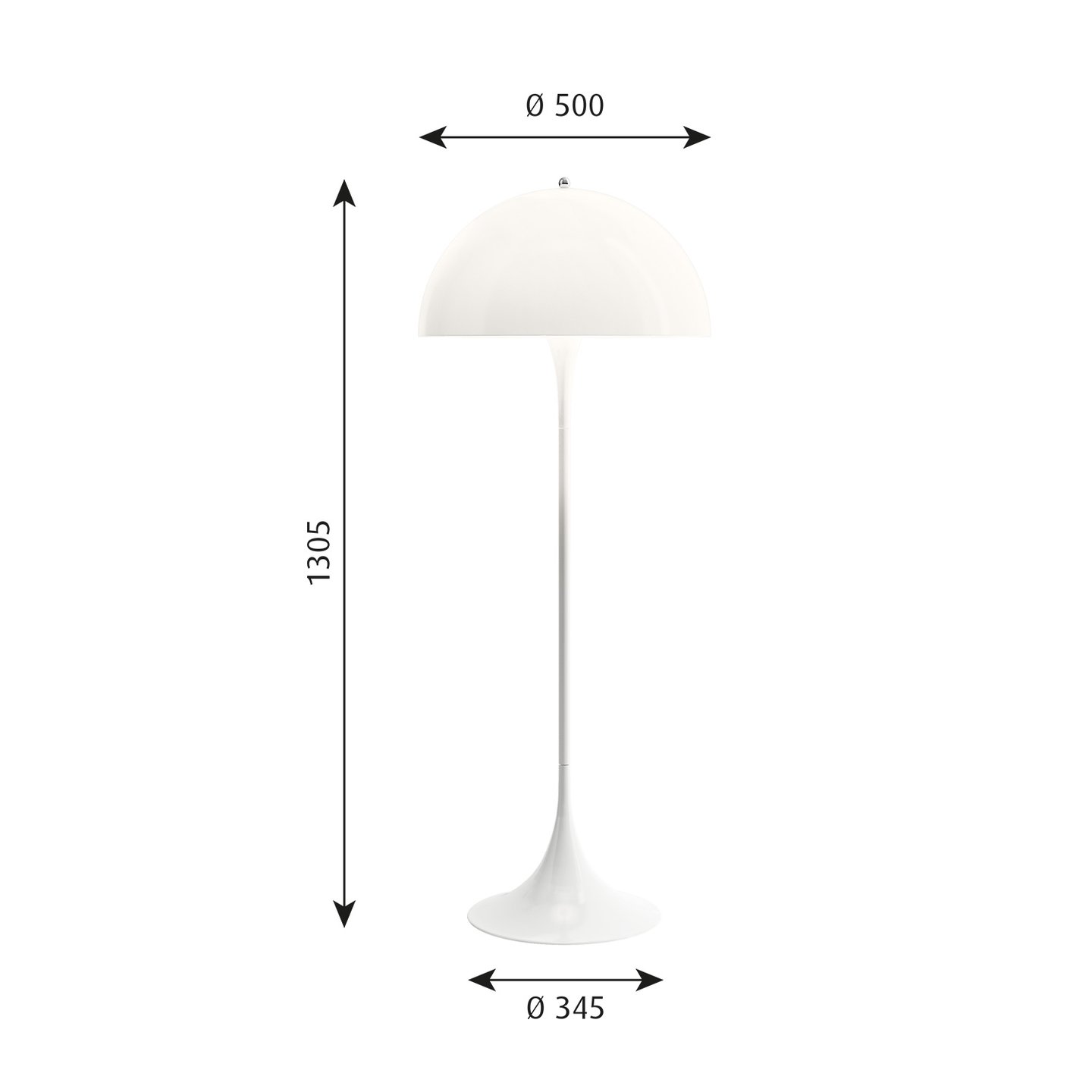 Louis Poulsen Panthella Floor Lamp, 10000155551