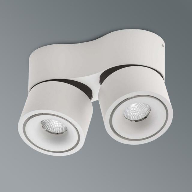 lumexx Easy Mini Double LED ceiling light / spotlight, 2 heads