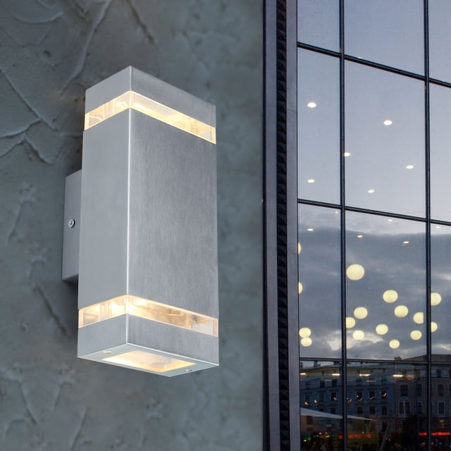 Lampada da parete per esterno Maytoni Bold in alluminio con diffusore acrilico acquista online