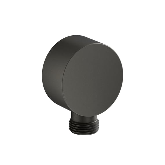 Coude de raccord mural inox-round