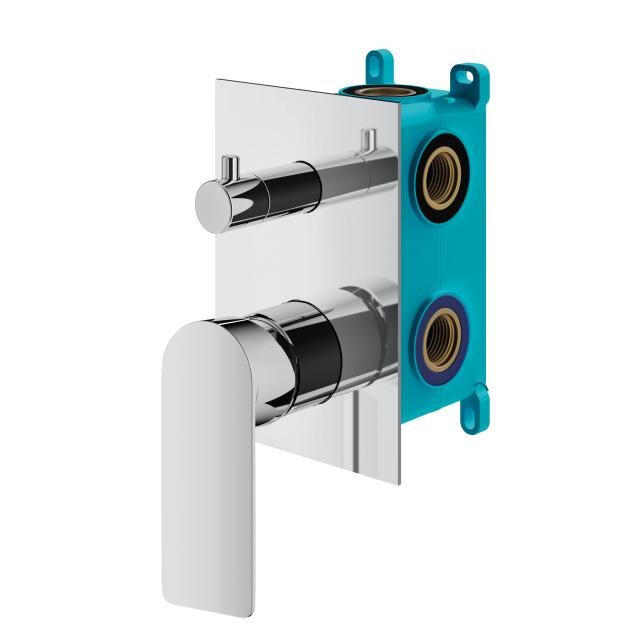 Mariner Arya bath/shower fitting for 2-3 outlets, includes concealed installation unit chrome