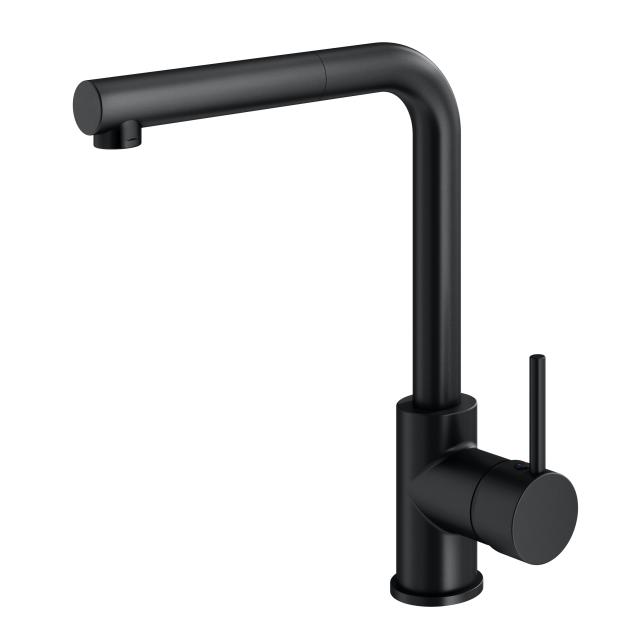 Mariner Cucina kitchen fitting with pull-out spout matt black