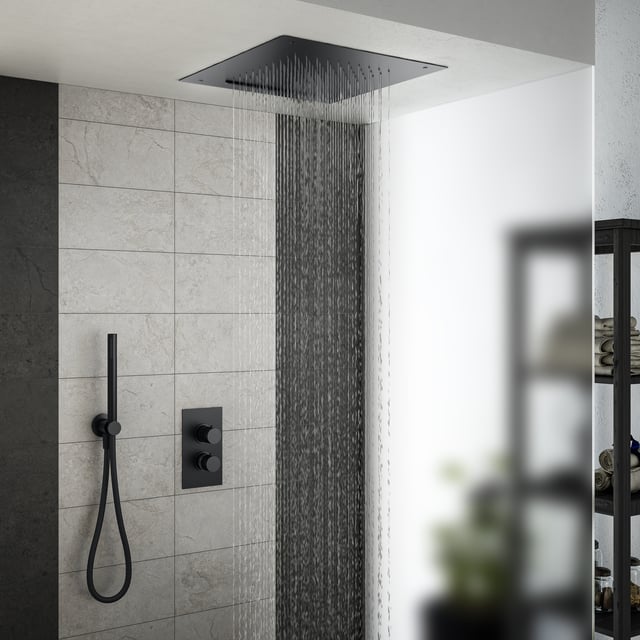 Coude de raccordement mural VILLEROY ET BOCH Universal Showers rond Matt  Black