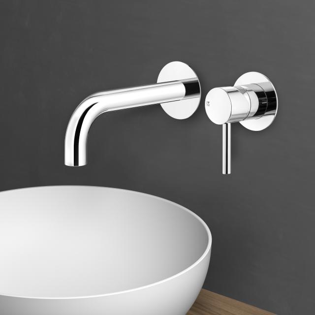 Mariner Logica wall-mounted basin mixer projection: 212 mm, includes concealed installation unit chrome