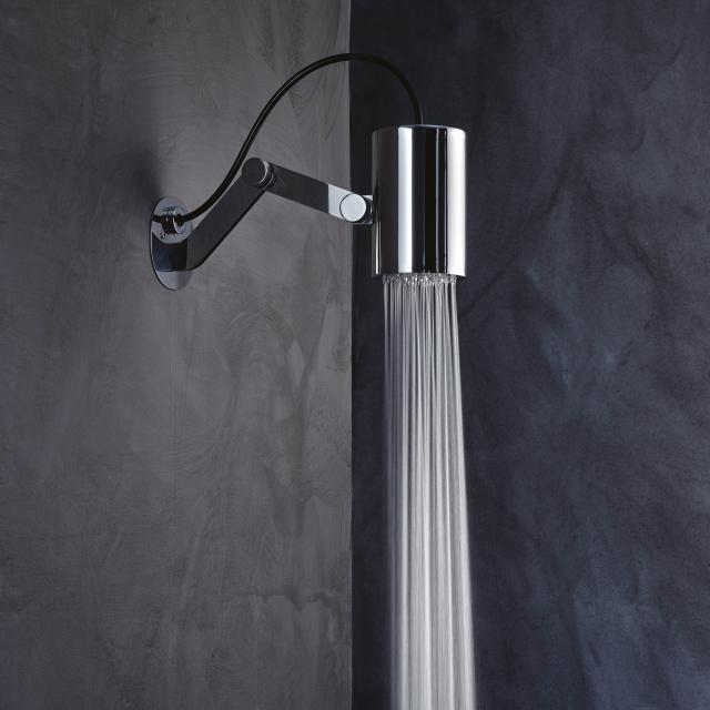 Mariner overhead shower with adjustable wall arm chrome