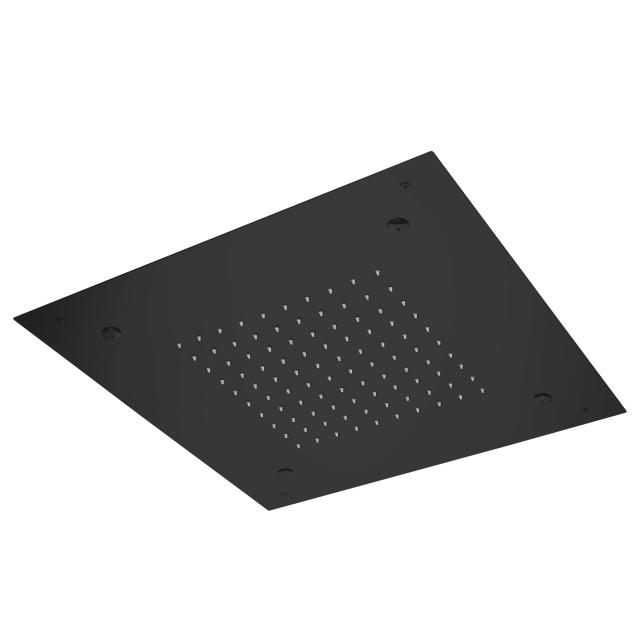 Mariner stainless steel rain panel, recessed installation, with 2 functions matt black