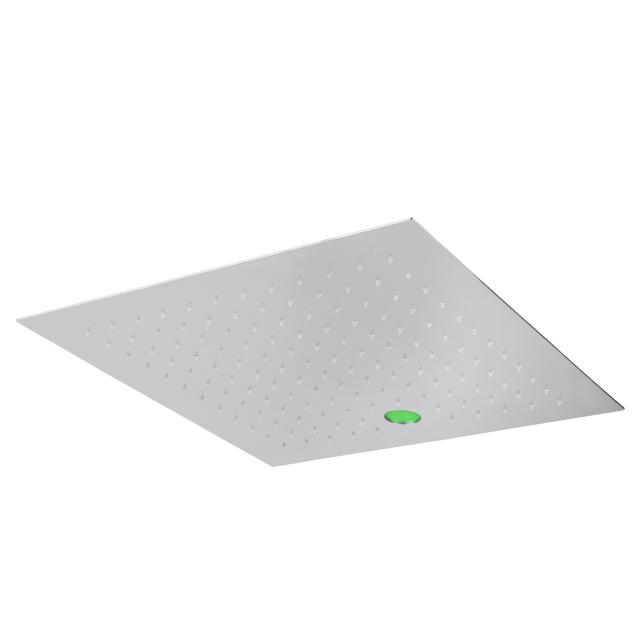 Mariner stainless steel rain panel with lighting, for recessed installation W: 440 D: 440 mm chrome