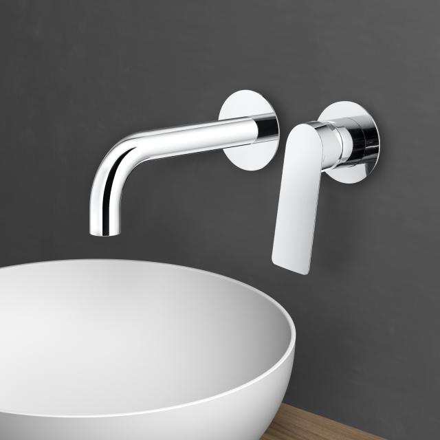 Mariner Tao wall-mounted basin mixer projection: 212 mm, includes concealed installation unit chrome