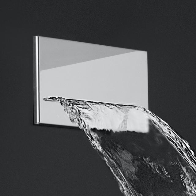 Mariner wall-mounted, stainless steel  waterfall W: 200 D: 100 mm chrome