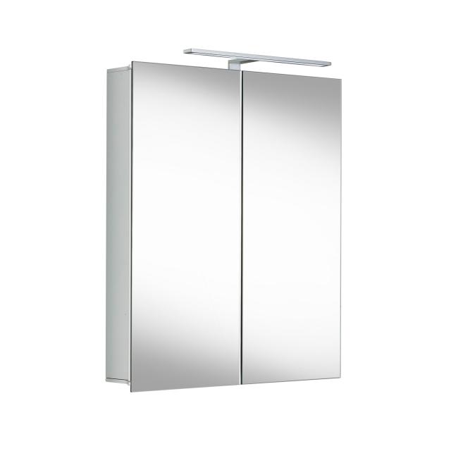Matedo Entry SPS mirror cabinet with lighting and 2 doors