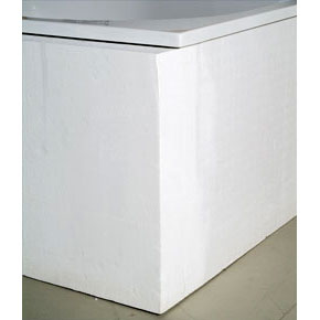 Mauersberger ceraria bath support for rectangular baths, straight front