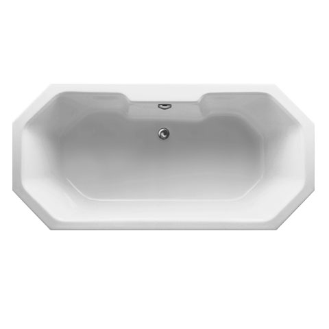 Mauersberger grandis octagonal bath, built-in white