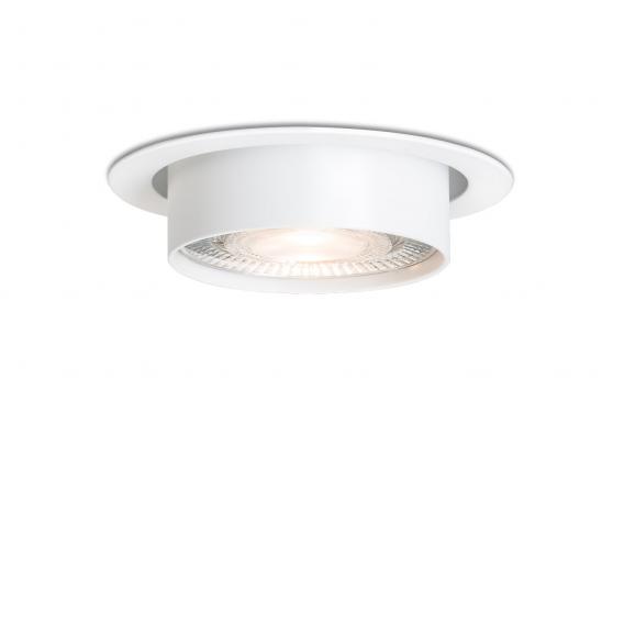 mawa LED recessed spotlight, round, semi-recessed