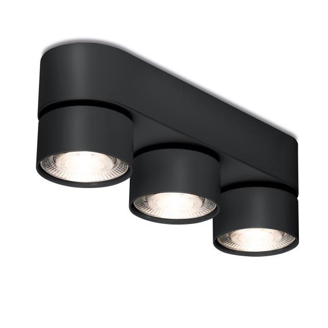 mawa LED surface-mounted spotlights, oval, 3 heads