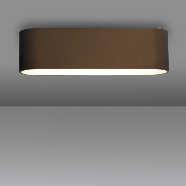 mawa oval office 3 Plafonnier, LED intensité lumineuse variable, bronze ...