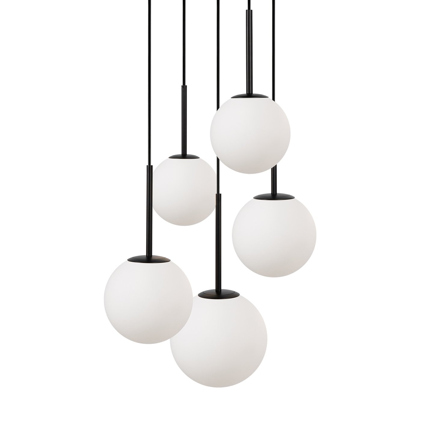 Maytoni Basic form Suspension E14, 5 sources lumineuses intensité ...