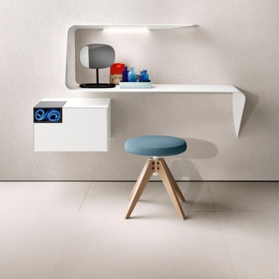 Mdf Italia Mamba Wall Desk With Led F101201 0001 Reuter - Modern Wall Desk With Shelves