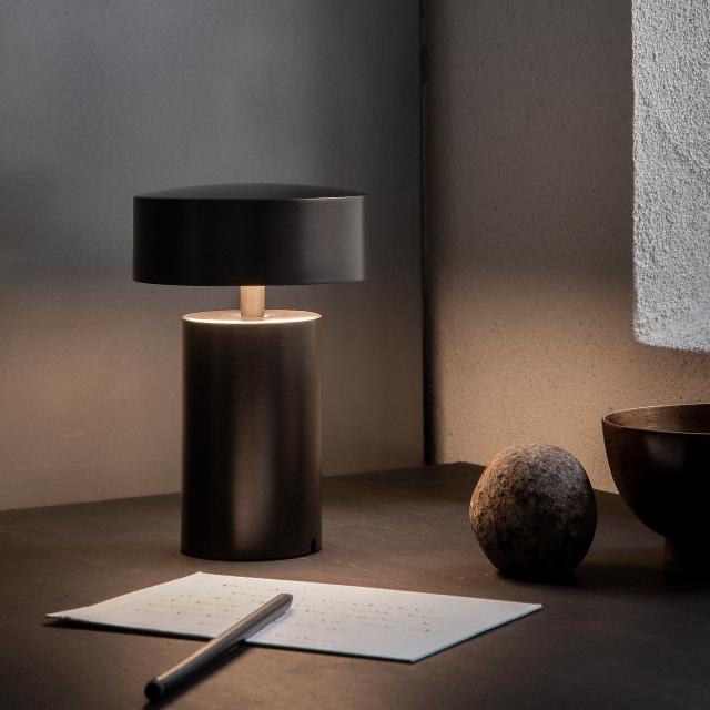 Menu Column LED table lamp with dimmer