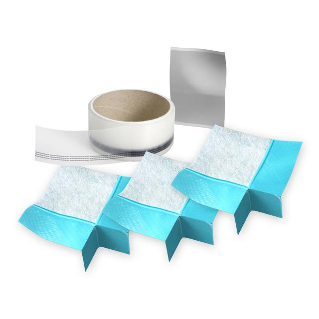 MEPA bath/shower tray sealing strip Aquaproof 3D add-on set, set of 3