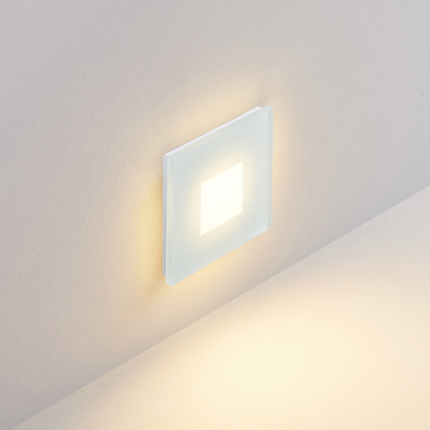 Molto Luce WALL 68R GLASS IP Applique murale encastrée, LED intensité ...
