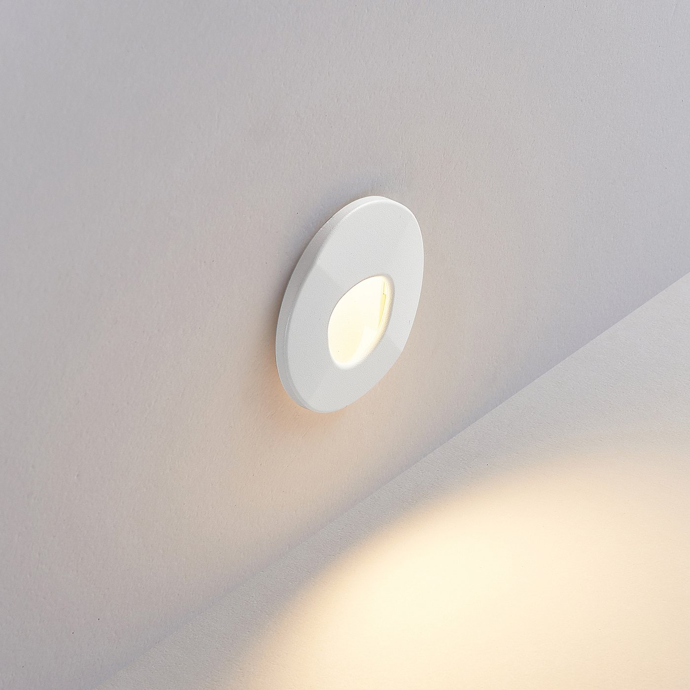 Molto Luce WALL 68R SINA IP Applique murale encastrée, LED intensité ...