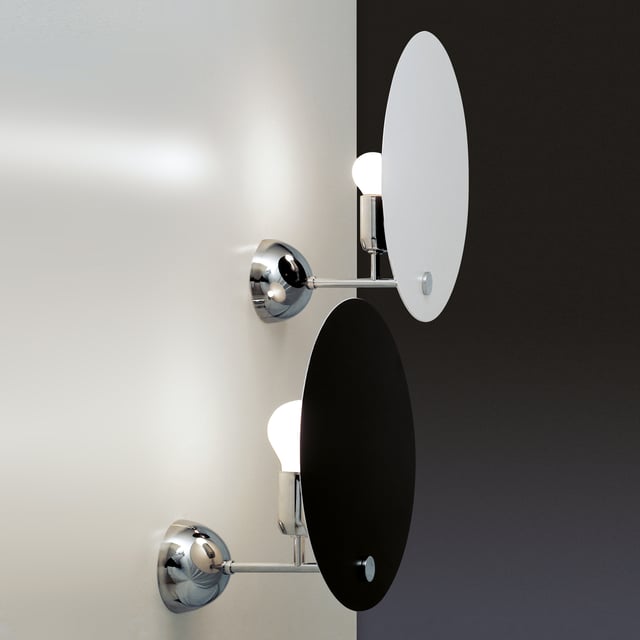 DAWALIGHT Applique da Parete Vetro, Lampade da Esterno/Interno a Muro E27 IP44 Impermeabile per Terrazza Corridoio Giardini Cucina Cameretta, Alluminio, Nero