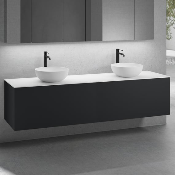 Asta Per Tende Metallo Nero Opaco Joydeco 2,5 Cm – Regolabile Da 81 A 304 Cm, Singola, Con Terminali In Alluminio