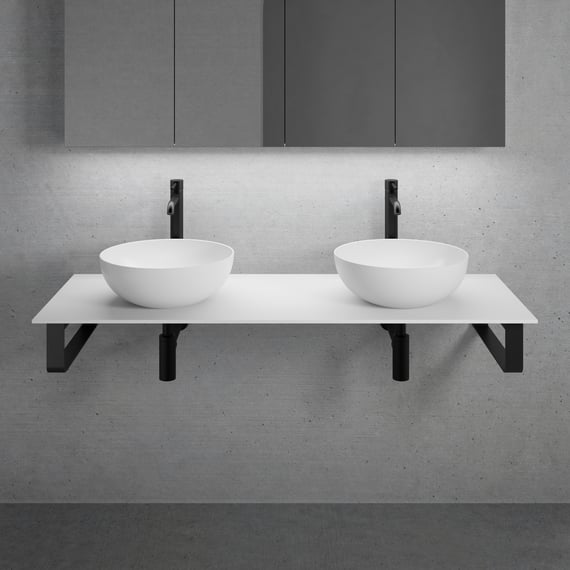 neoro n50 Design pannello a parete La: 120 A: 40 P: 1 cm bianco lucido