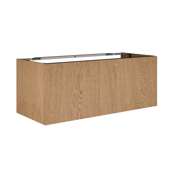 Meuble TV Banff TV175 Komodee | Façade Beige/Chêne Artisan, Pieds Métal Noir - Largeur 175 Cm