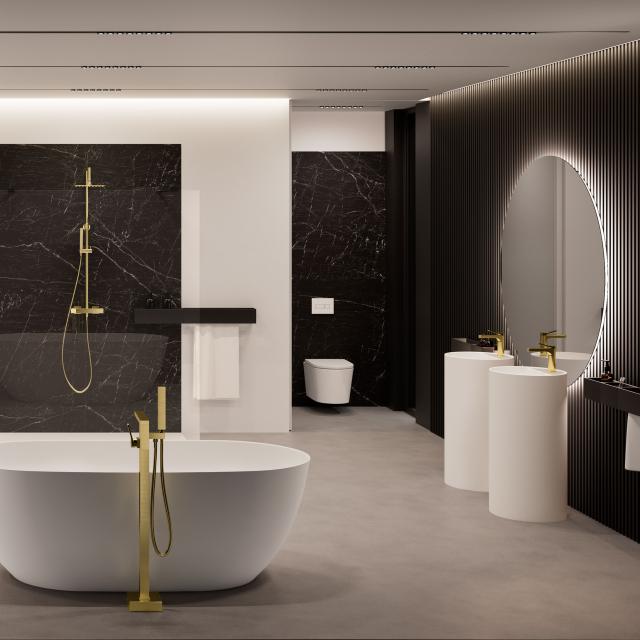 neoro – Votre salle de bains complète comprenant lavabos, WC, baignoire, douche, robinetteries, miroirs éclairés et coin coiffeuse