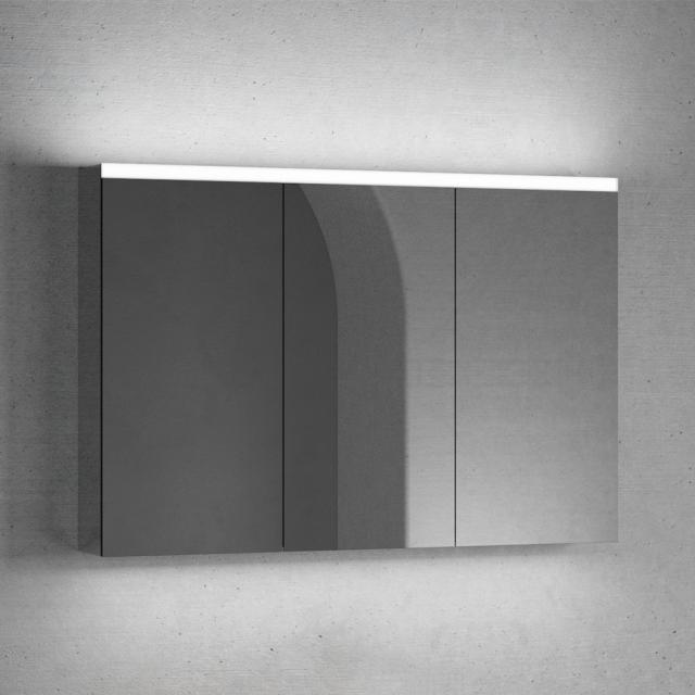 neoro n50 | n50T46 mirror cabinet W: 120 cm with 3 doors, with lighting