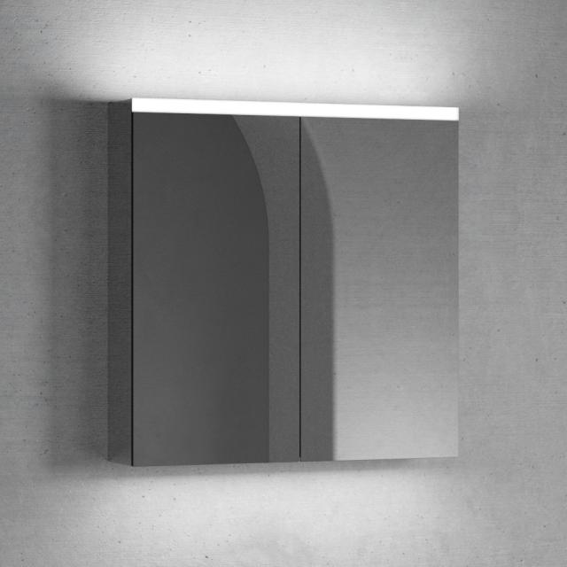 neoro n50 | n50T46 mirror cabinet W: 80 cm with 2 doors, with lighting