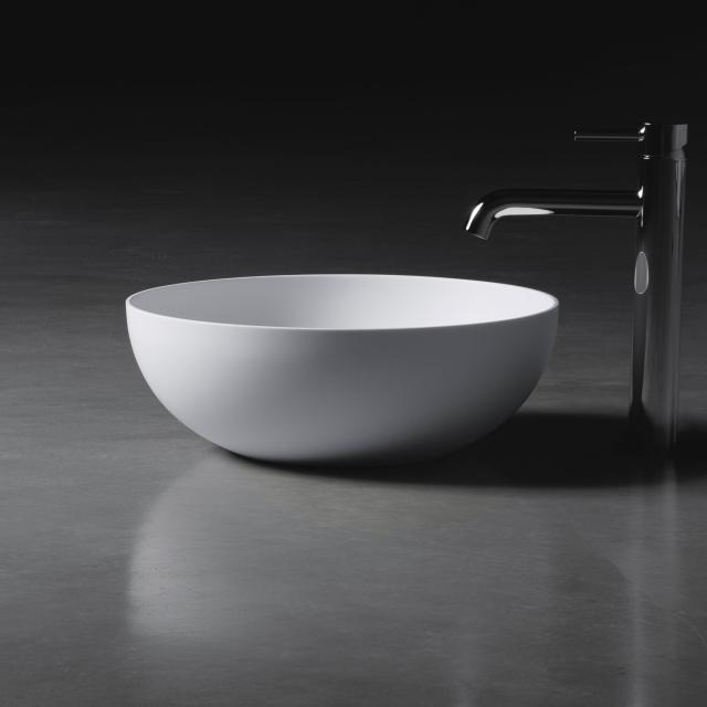 neoro n50 countertop washbasin Ø 40 H: 14 cm, with easy-care surface