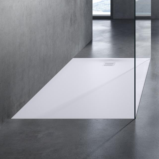neoro n50 square/rectangular shower tray matt white